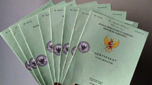 Ilustrasi Sertifikat Tanah