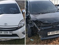 Agya dan Avanza Adu Kambing di Lampung, Satu Orang Tewas