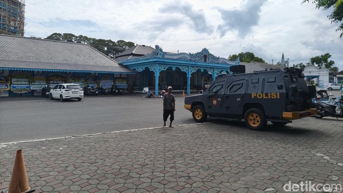 Situasi Keraton Solo pada Kamis (6/11/2025) siang.