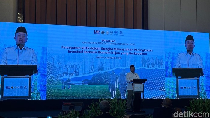 Menteri Agraria dan Tata Ruang/Kepala Badan Pertanahan Nasional (ATR/BPN) Nusron Wahid