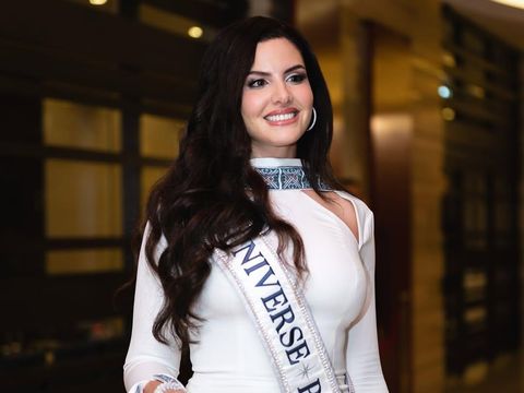 Miss Universe Palestine Nadeen Ayoub. (Tangkapan layar Instagram @misspalestine_org)