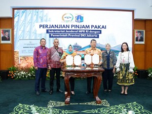 MPR & Pemprov DKI Teken Perjanjian Pinjam Pakai Barang Milik Negara