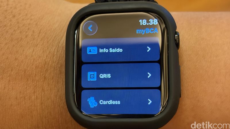MyBCA di Apple Watch MyBCA di Apple Watch