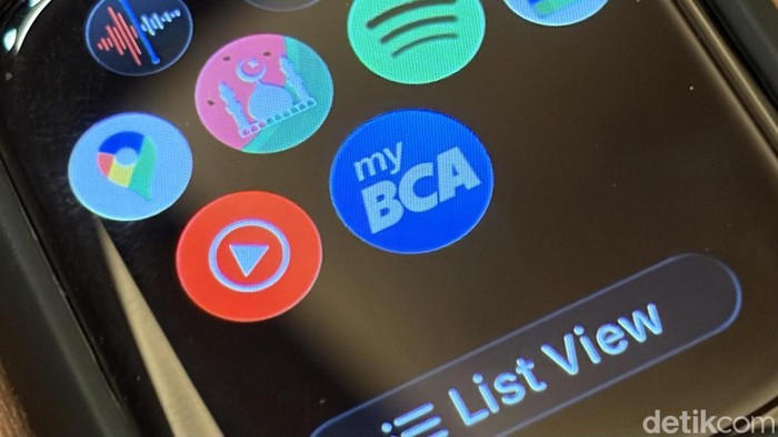 MyBCA di Apple Watch