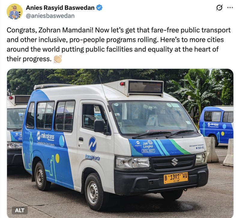 Netizen puji Mamdani