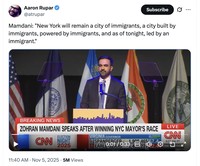 Netizen puji Mamdani