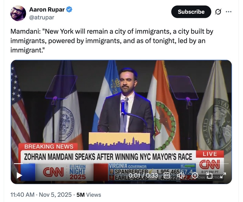 Netizen puji Mamdani