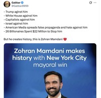 Netizen puji Mamdani