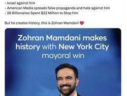 Netizen Mengelu-elukan Mamdani yang Jadi Walikota New York