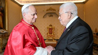 Paus Leo XIV Terima Presiden Palestina Mahmoud Abbas di Vatikan