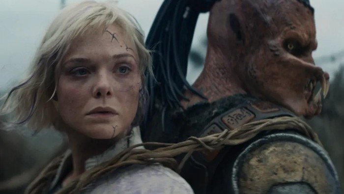 Cuplikan adegan dalam film Predator: Badlands (2025).