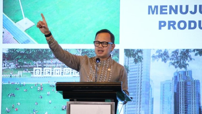 Sarasehan Hari Agraria dan Tata Ruang Nasional 2025 di Hotel Sheraton Gandaria, Jakarta, hari ini.