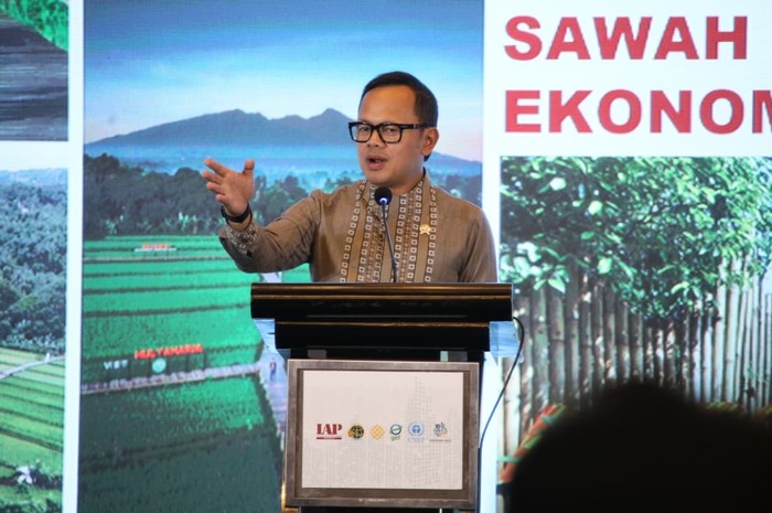 Sarasehan Hari Agraria dan Tata Ruang Nasional 2025 di Hotel Sheraton Gandaria, Jakarta, hari ini.