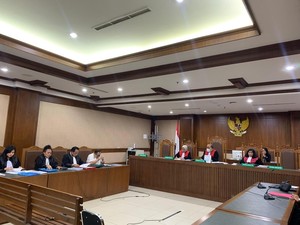 Adam Damiri Hadir Sidang PK Kasus ASABRI, Serahkan 8 Novum