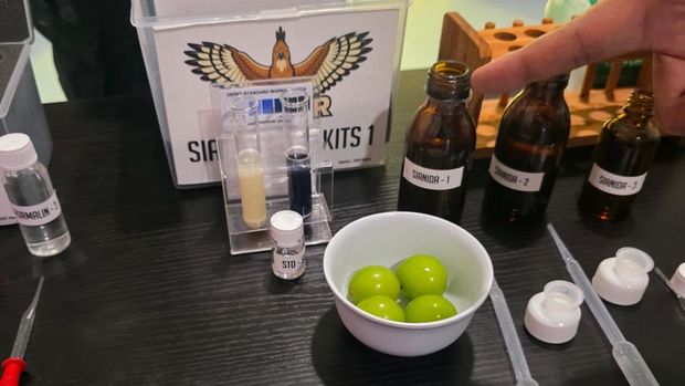 SPPG Polres Sukoharjo menggagalkan peredaran buah anggur hijau mengandung zat kimia berbahaya sianida (CN) dalam menu MBG