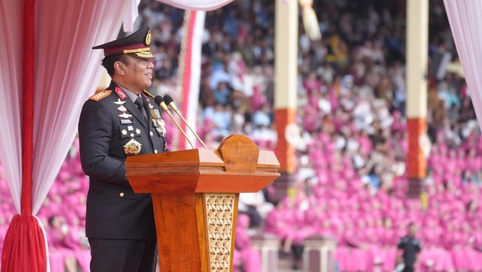 Wakapolri Komjen Dedi Prasetyo di Setukpa Lemdiklat Polri Sukabumi, Jawa Barat