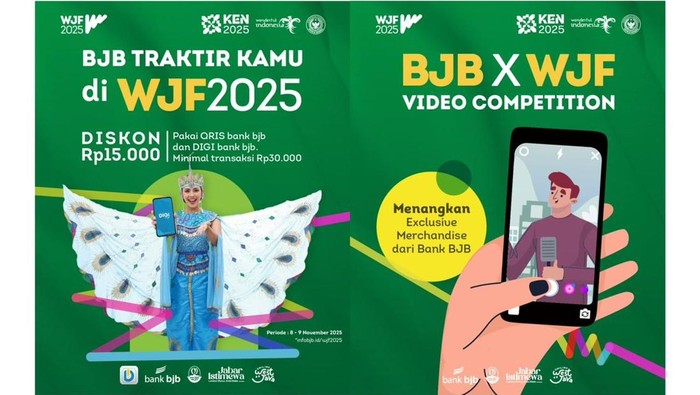 bank bjb Bagi-bagi Promo & Hadiah Menarik di WJF 2025
