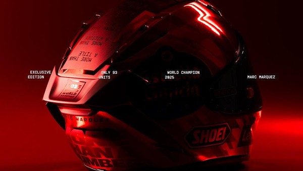 Helm Edisi Juara Dunia Marc Marquez Diproduksi 93 Unit, Harganya Bikin Kaget!