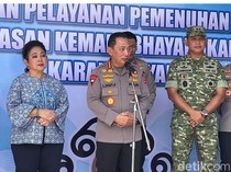 Kapolri-Titiek Soeharto Tinjau SPPG Kemala Bhayangkari Karanganyar