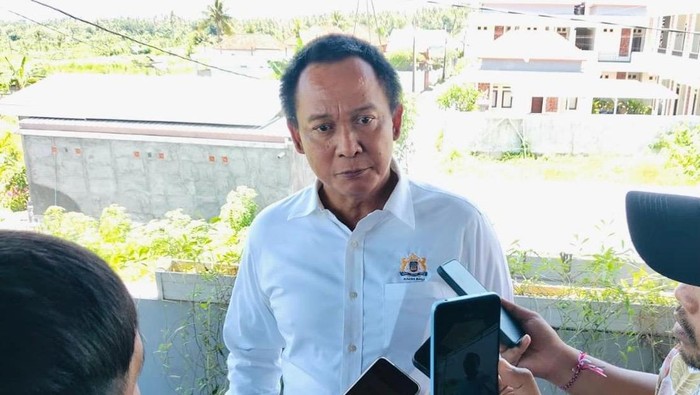 Ketua Kadin Bali, I Made Ariandi, saat ditemui sebelum Muskab Kadin Karangasem, Jumat (7/11/2025). (I Wayan Selamat Juniasa/detikBali)