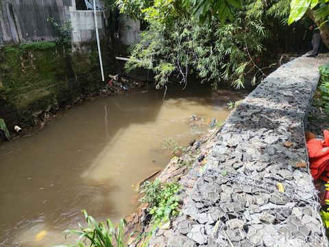 Kondisi Kali Krukut pada Jumat 7 November 2025 (Matius Alfons/detikcom) Kondisi Kali Krukut pada Jumat 7 November 2025 (Matius Alfons/detikcom)