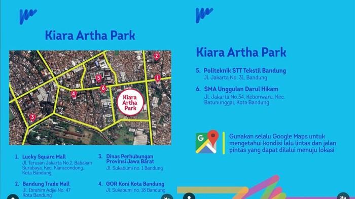 Lokasi parkir West Java Festival 2025
