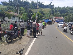 2 Pelajar Boncengan Motor di Mamuju Tewas Terlindas Truk