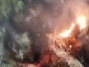 Sadis, Mayat Leher Nyaris Putus dan Terbakar Ditemukan di Pamekasan