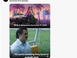 GTA VI Diundur 19 November 2026, Fans Ngamuk Bikin Meme Kocak Menohok