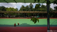 Pembangunan arena sepatu roda ini merupakan bagian dari Gedung Olahraga (GOR) terpadu yang mencakup beberapa cabang, yakni voli, badminton, maupun sepatu roda.