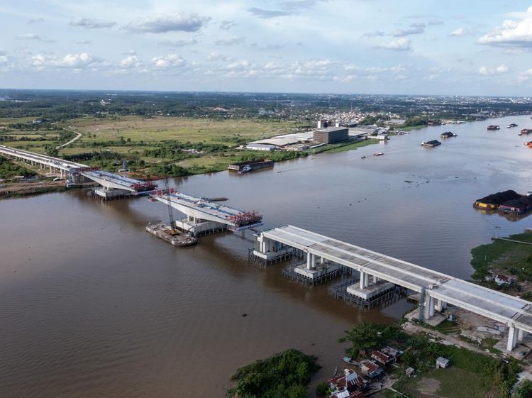 Pembangunan Jembatan Musi V Capai 84 Persen, Ditargetkan Beroperasi Lebaran 2026