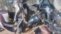 Kecelakaan Adu Banteng Motor Vs Motor di Tanah Abang, 1 Orang Tewas