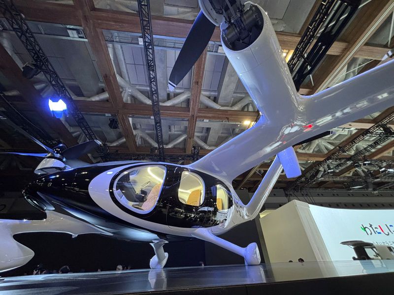 Pesawat kolaborasi Toyota dengan Joby. Pesawat kolaborasi Toyota dengan Joby.