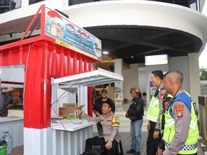 Polres Metro Tangerang Kota Resmikan Ojol Mart bagi Komunitas Ojek Online