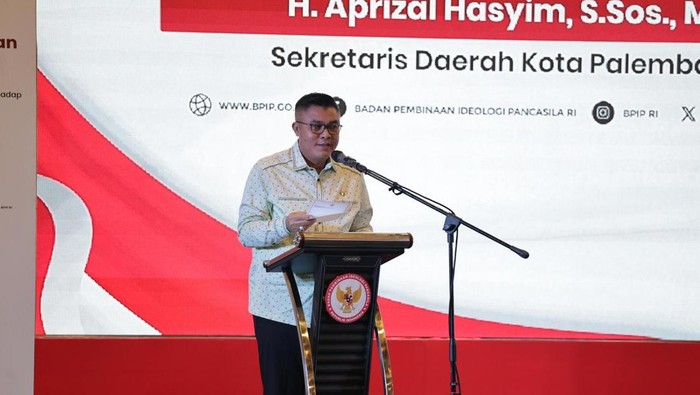 Sekda Palembang Minta Keluarga Jadi Garda Terdepan Tanamkan Nilai Pancasila