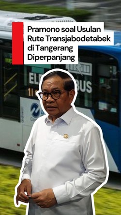 Video Jawaban Pramono soal Usulan Rute TransJ di Tangerang Diperpanjang