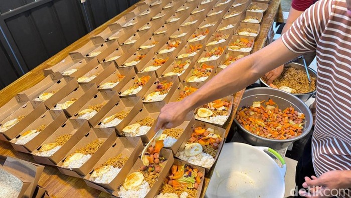 Basecamp Nasi Darurat Jogja di Sinduadi, Sleman. Foto diunggah Sabtu (8/11/2025).