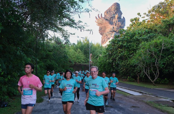 Fun Run Road To Give Bali 2025 yang diselenggarakan di GWK. Sabtu (8/11/2025). (dok. GWK Cultural Park)