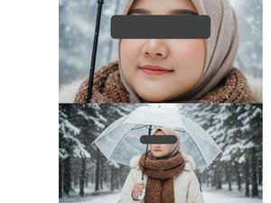 20+ Prompt dan Cara Edit Foto Musim Salju Aesthetic ala First Love di Gemini AI