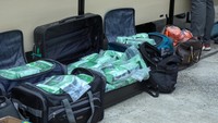 Pada penggerebekan kedua, petugas juga menyita 89.159,42 gram sabu; 91,53 gram ganja; dan 159 butir ekstasi. (dok BNN)
