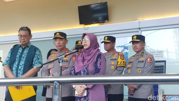 Ketua KPAI Margaret Aliyatul Maimunah di RS Islam Cikini, Jakarta Pusat, Sabtu (8/11).