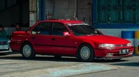 Gak kalah cantik, meski sudah berubur Honda Accord yang satu ini dinilai menjadi mobil modifikasi terbaik dan siap mewakili Surabaya. Honda Accord Maestro ini mengusung gaya JDM yang kuat. Headlamp, foglamp dan stoplamp dimodifikasi, ditambah kaca spion Accord Cielo dan lips bumper yang mempertegas tampilan agresif. Warna Red Devil Metallic dari Sikkens memberikan karakter kuat pada bodi. Foto: dok. Honda Prospect Motor