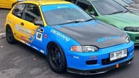 Pernah menjadi mobil idaman pada zamannya, Honda Estilo masih saja tetap asyik untuk dimodifikasi. Dan Indonesia Civic Estilo (ICE) membuktikan bahwa ereka layak untuk digendong ke Jakarta. Foto: dok. Honda Prospect Motor