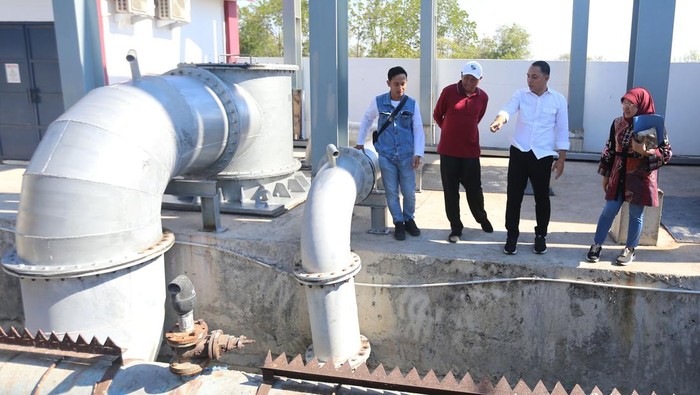 Salah satu rumah pompa di Surabaya