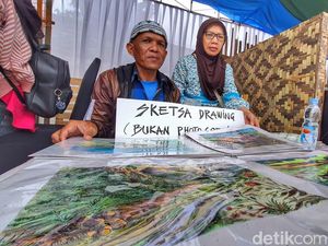 Sketsa Drawing ala Demar Mejeng di West Java Festival 2025