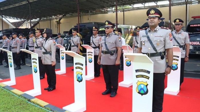 5 Pejabat Polres Mojokerto Kota Dirotasi, Ini Penggantinya