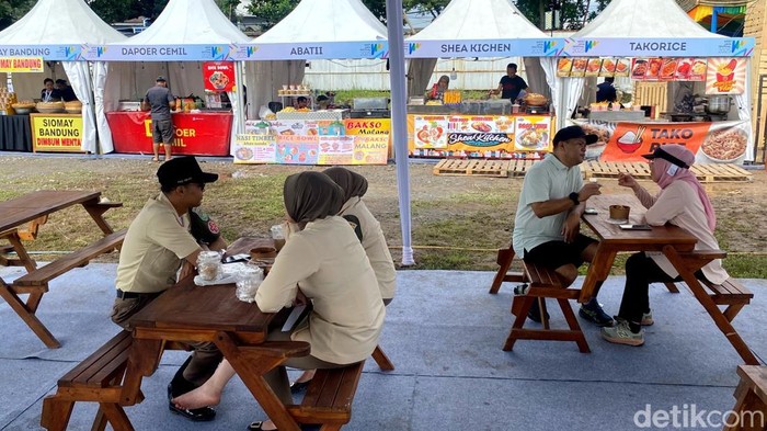 Suasana Sarapan Moyan di West Java Festival 2025