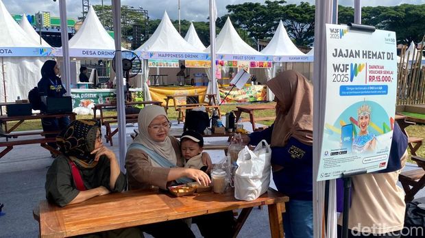 Suasana 'Sarapan Moyan' di West Java Festival 2025 Suasana 'Sarapan Moyan' di West Java Festival 2025