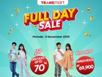 Beli Pakaian Anak di Transmart Full Day Sale, Diskon hingga 70%