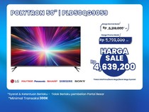 Promo Full Day Sale Transmart Hadir Lagi, TV LED 50 Inch Cuma Rp 4,6 Jutaan
